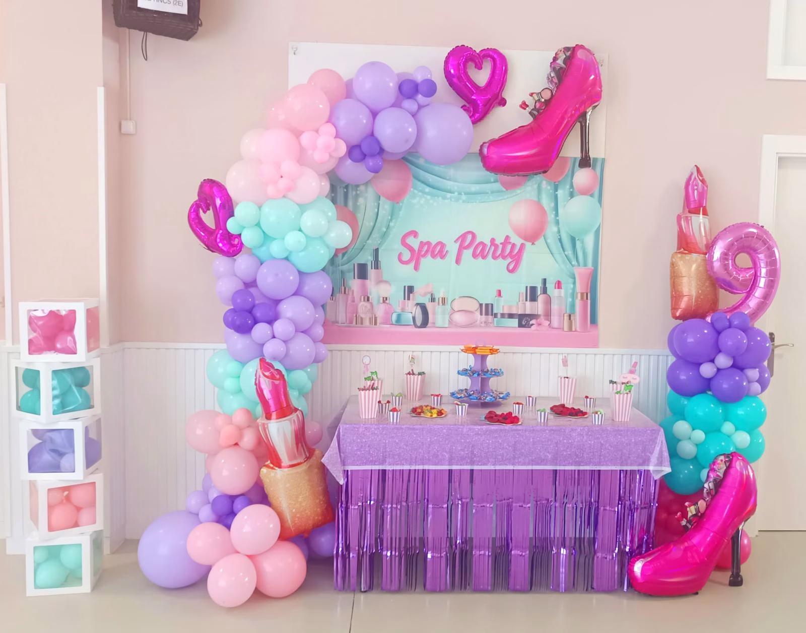 Decoración personalizada para celebración